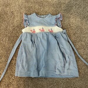 Smocked whale dress